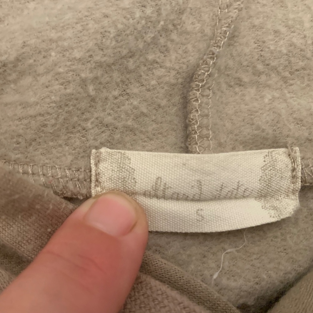 Altar'd State Beige/Tan Hooded Crop Top 'FAITH MAKES ALL THINGS POSSIBLE' Small - Picture 4 of 5